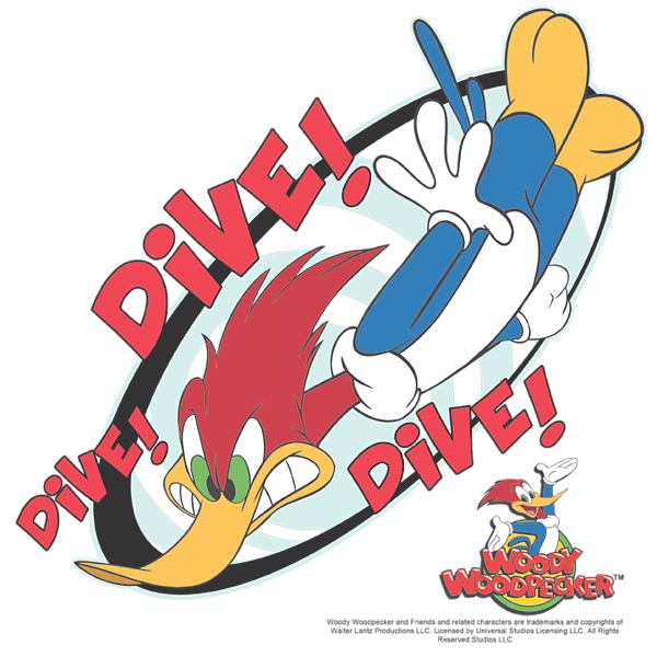 Officially Licensed Woody Woodpecker HAHAHA Kids T-Shirt Age 3-12 Years 