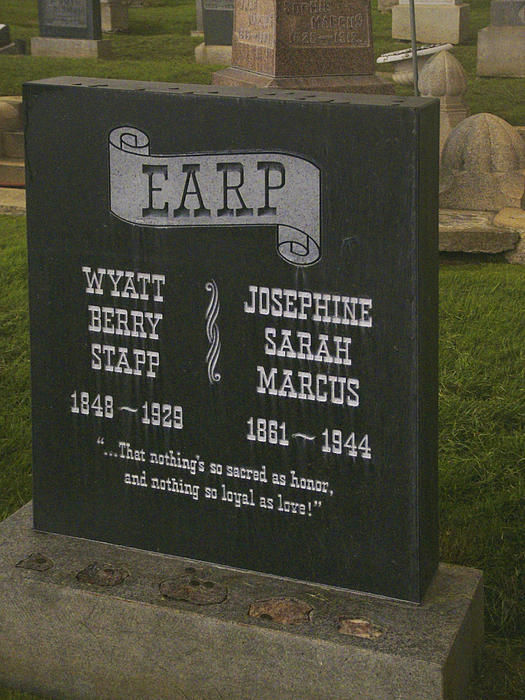 wyatt earp headstone