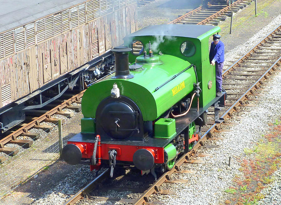  0-4-0ST No.1742 Millom Steam Engine at Buckinghamshire Railway #1 Photograph by Gordon James