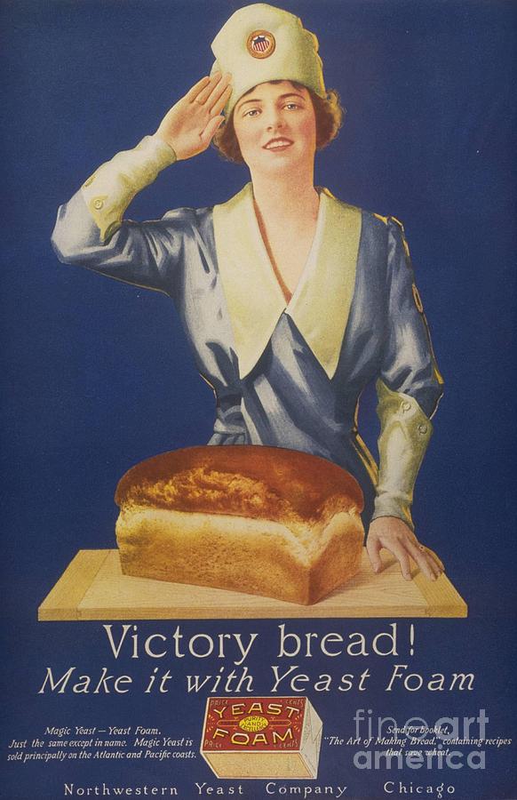 1910s Drawing -  1910s Usa Victory Bakers Flour Baking by The Advertising Archives