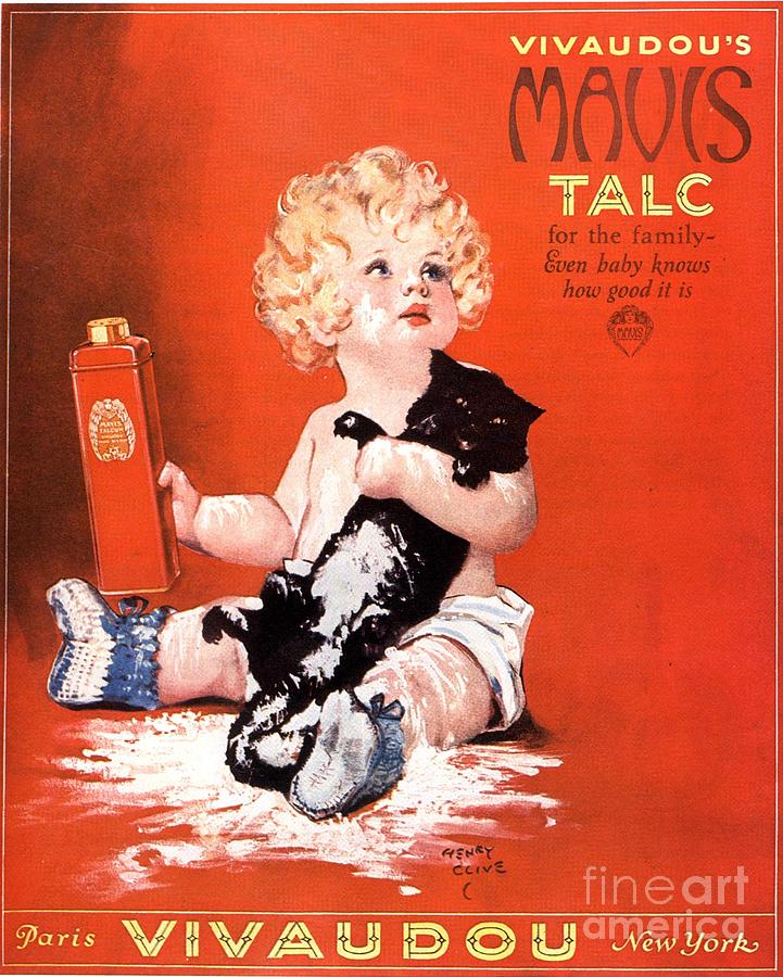 1920s Drawing -  1920s Usa Mavis Talc Cats Talcum by The Advertising Archives
