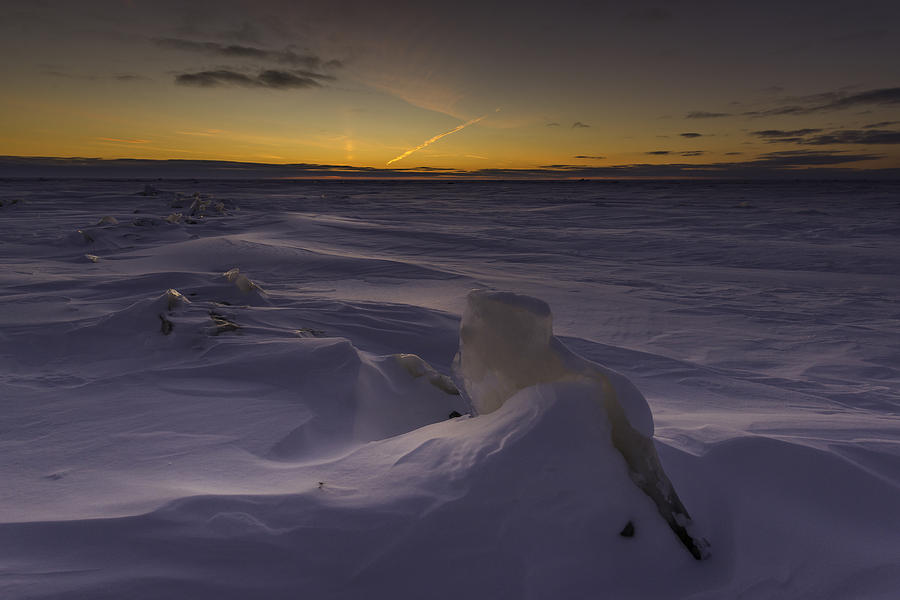 -25 Freezing Sunset Photograph by Nebojsa Novakovic