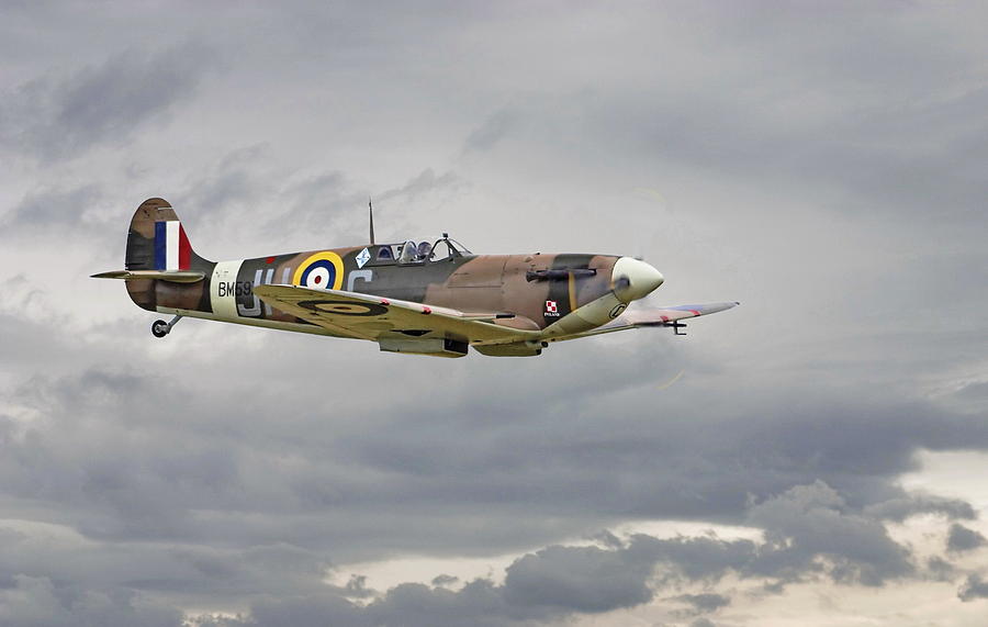  317 Sqdn Spitfire Photograph by Pat Speirs