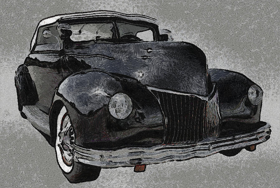  39 Custom Coupe Digital Art by Ernest Echols