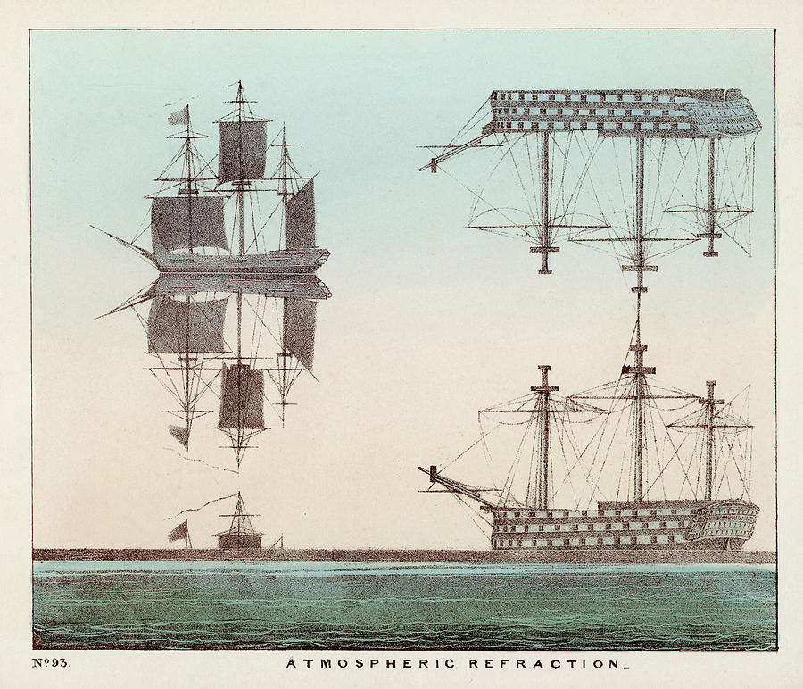 A Diagram Explaining Atmospheric Drawing by Mary Evans Picture Library ...