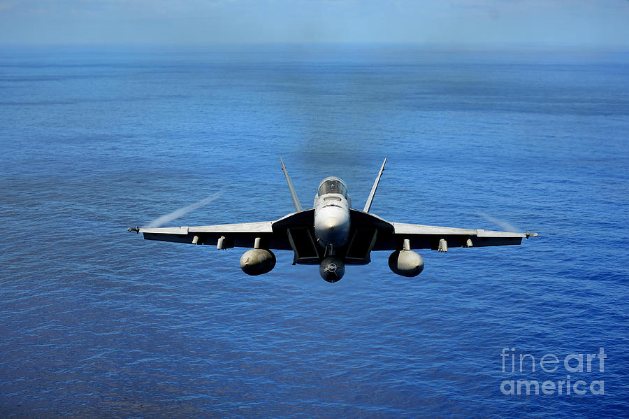  A FA-18 Hornet demonstrates air power. Photograph by Paul Fearn