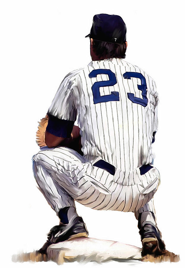  Don Mattingly A Moment To Remeber II Painting by Iconic Images Art Gallery David Pucciarelli