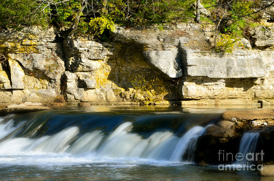  A Quiet Place  Waterfall Photograph by Peggy Franz