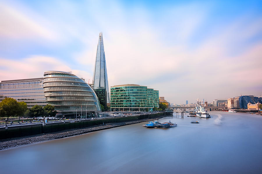  A Thames View - London Photograph by Ian Hufton