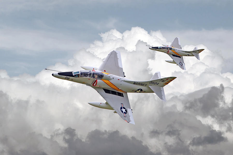  A4 - Skyhawks Photograph by Pat Speirs