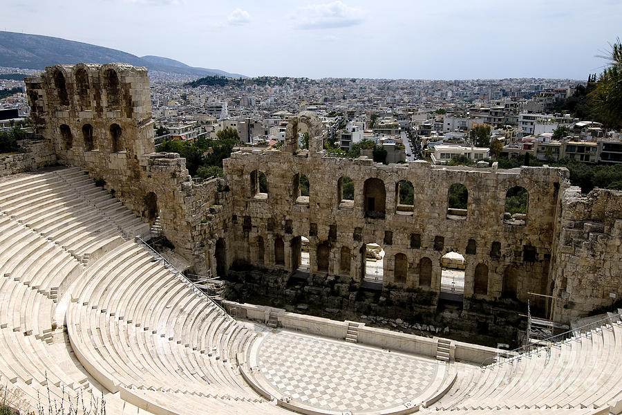 Acropolis theatre Photograph by Borislav Stefanov - Fine Art America