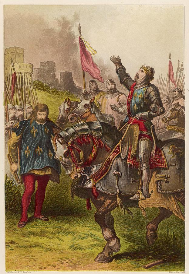 Act Iv, Scene I Henry V, Victorious Drawing by Mary Evans Picture ...