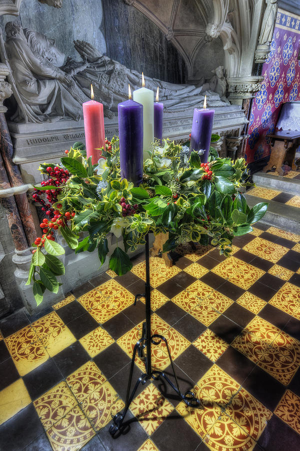  Advent Wreath Photograph by Ian Mitchell