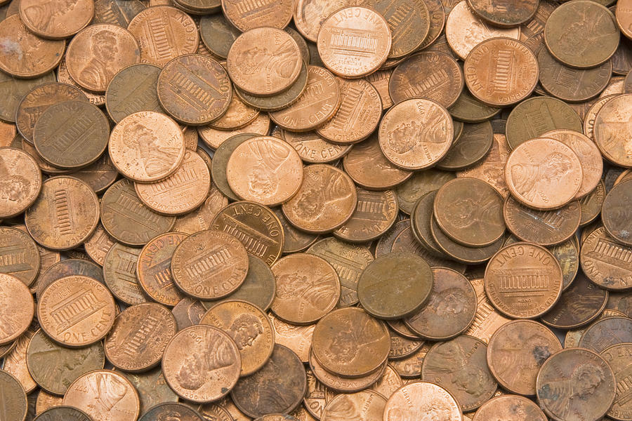  American Pennies Photograph by Keith Webber Jr