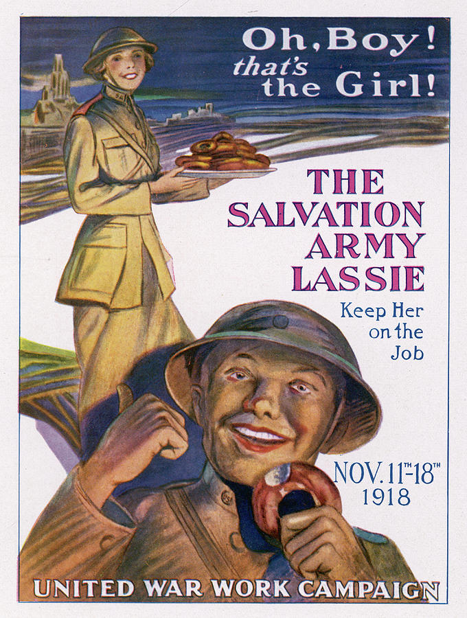 First Drawing -  American World War One Poster by Mary Evans Picture Library