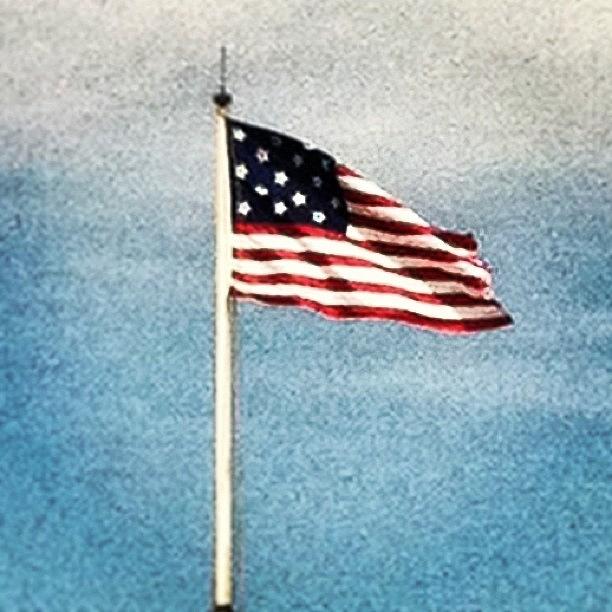 Flag Photograph - American Flag by Adrianna Leyva-Scott