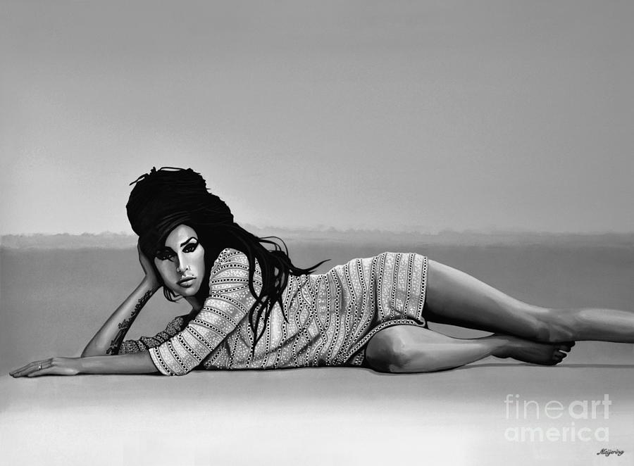 Amy Winehouse Mixed Media -  Amy Winehouse 2 by Meijering Manupix