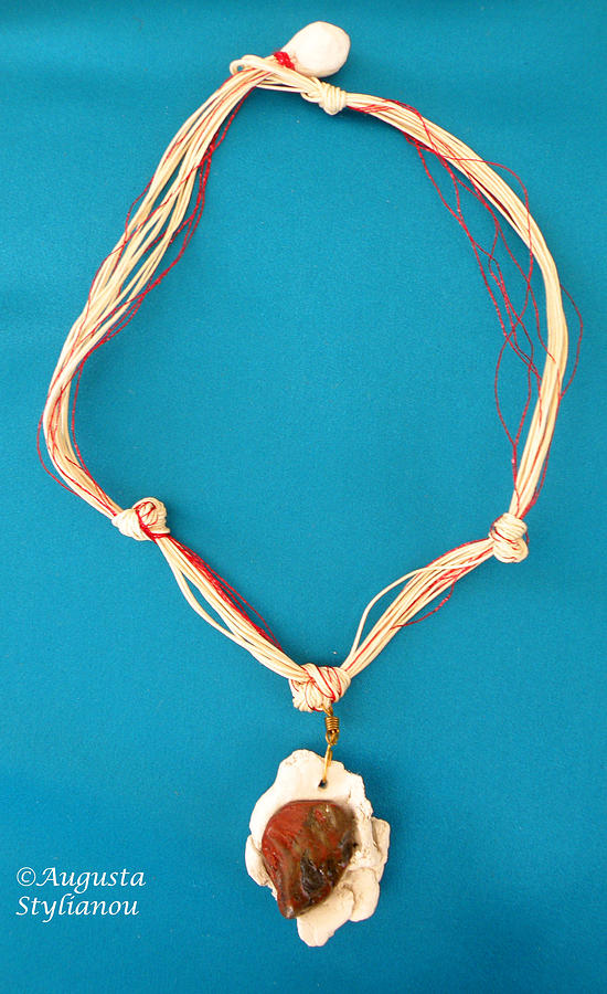 Pebble Jewelry -   Aphrodite Gamelioi Necklace #9 by Augusta Stylianou