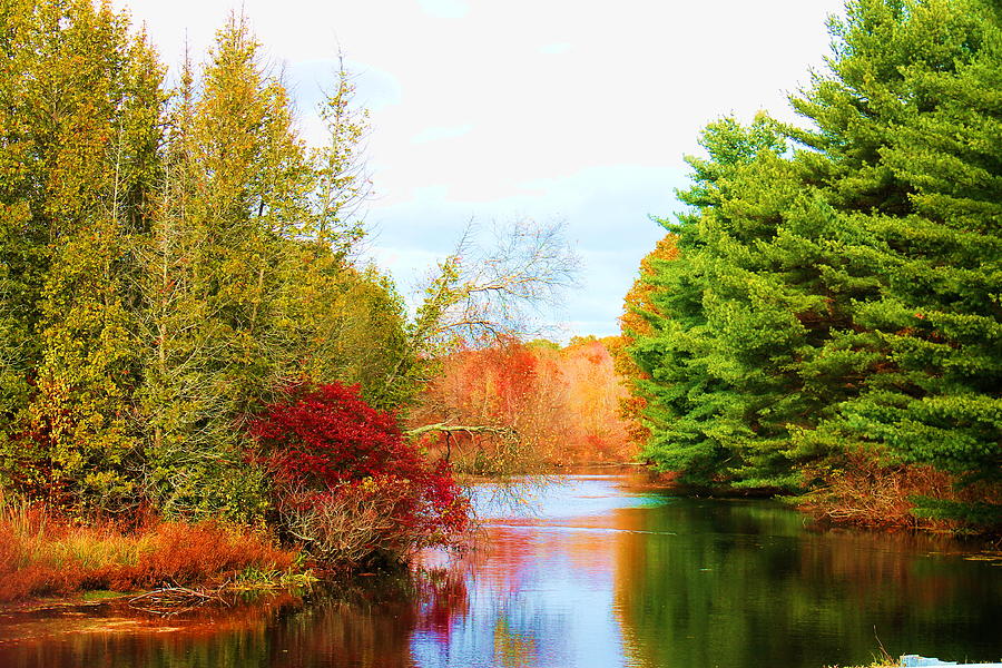 Landscape Photograph - Aspetuck River Easton Ct by Norberto Medina Jr Landscape Photograph - Aspetuck River Easton Ct by Norberto Medina Jr