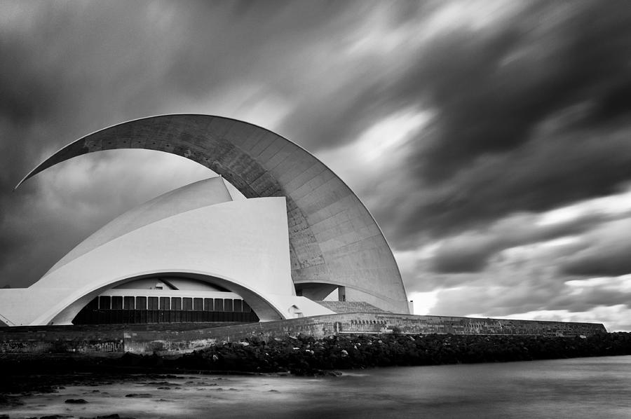 Architecture Photograph -  Canary Islands, Santa Cruz de Tenerife - Auditorio by Fabrizio Troiani
