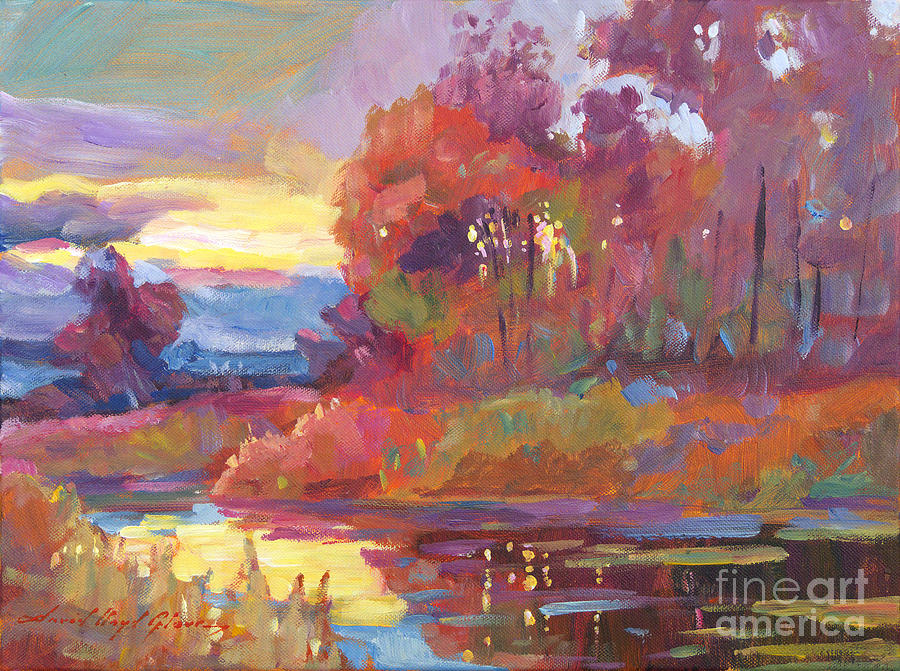  Autumn Light Painting by David Lloyd Glover