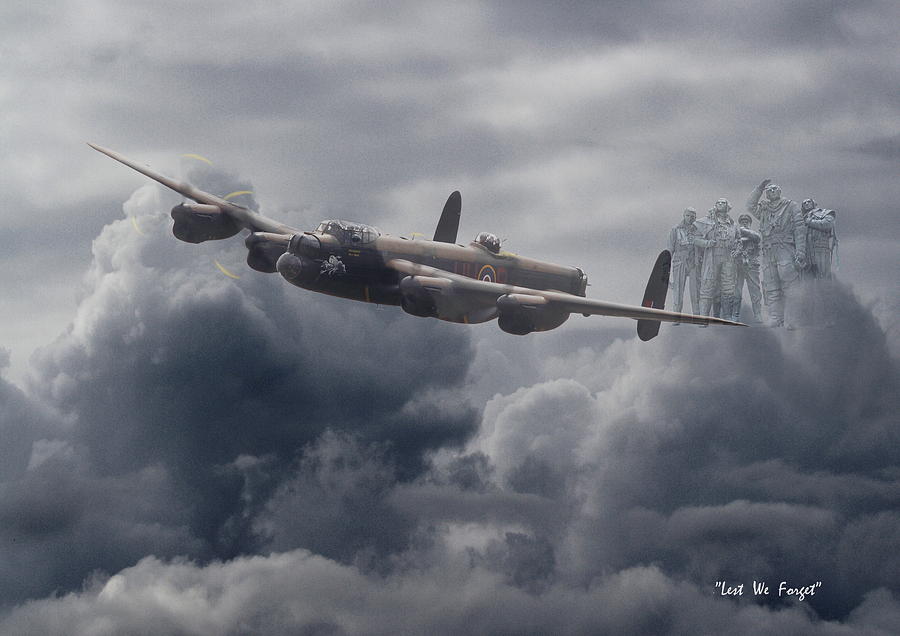 Avro Lancaster - Aircrew Remembrance Digital Art by Pat Speirs - Fine ...