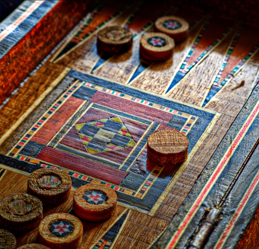  Backgammon Photograph by B Cash