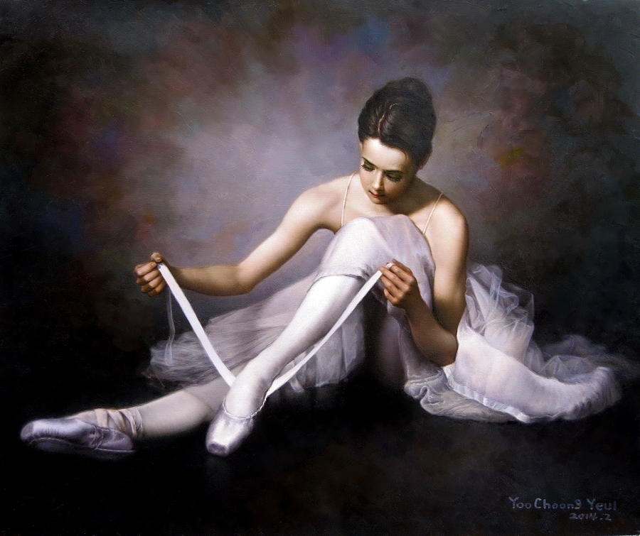  Ballerina 3 Painting by Yoo Choong Yeul