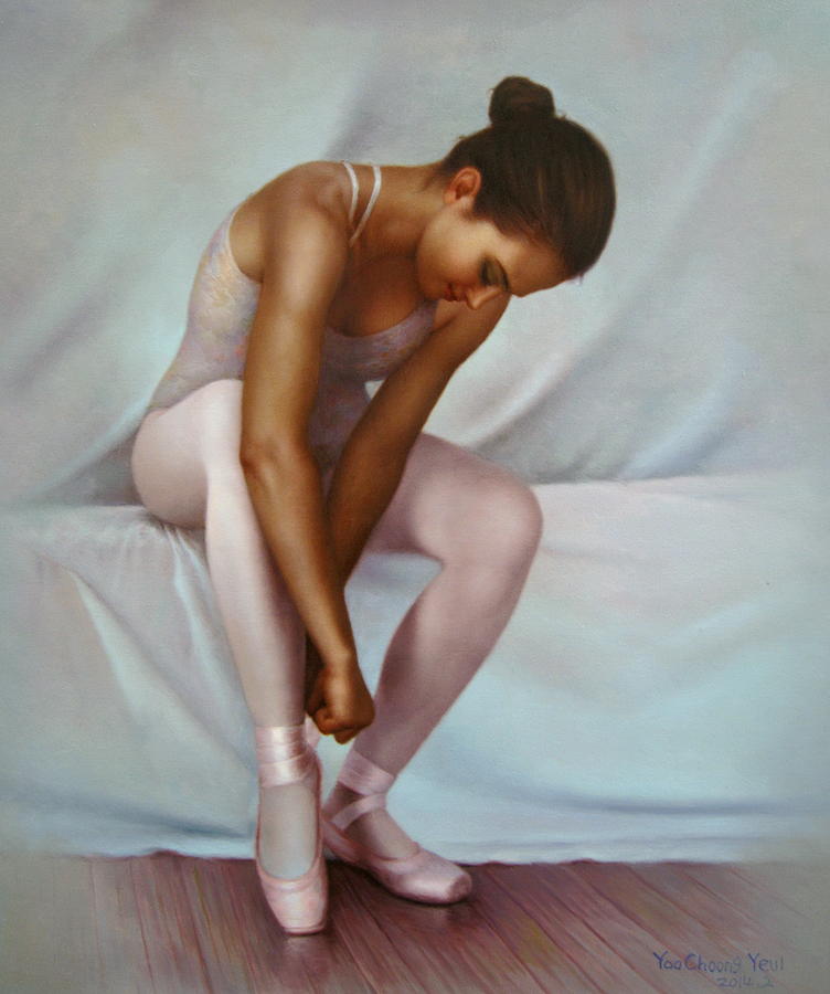 Ballerina 4 Painting by Yoo Choong Yeul