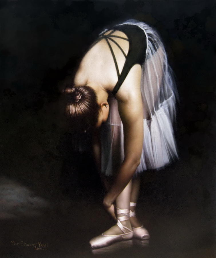  Ballerina 5 Painting by Yoo Choong Yeul