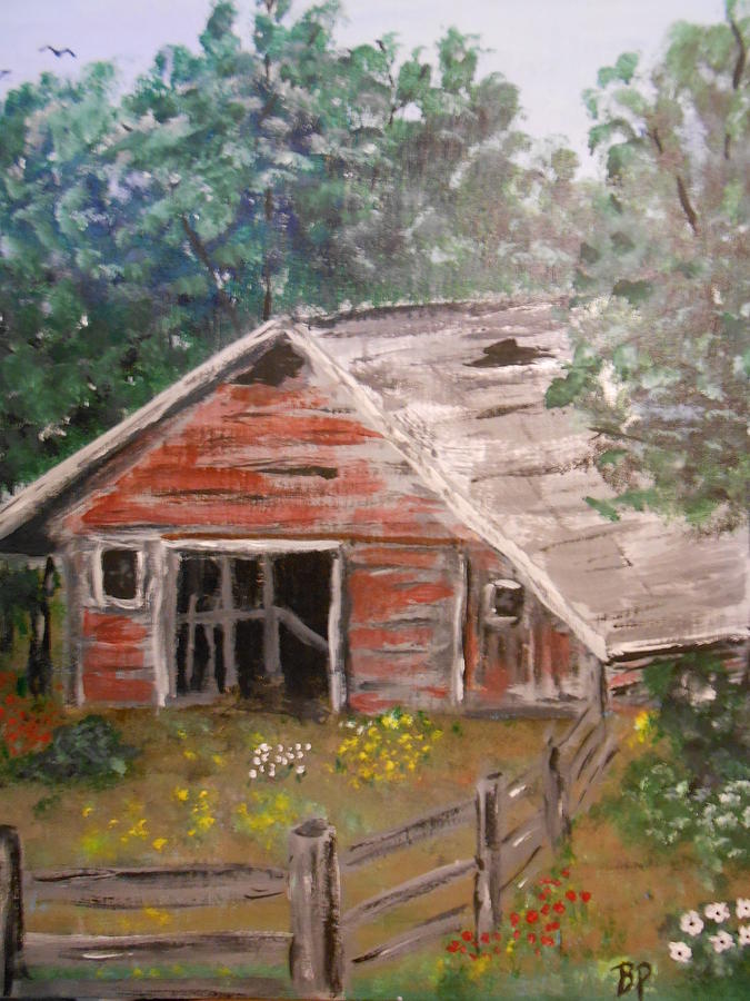 Barn #3 Painting by Brian Peterson - Fine Art America