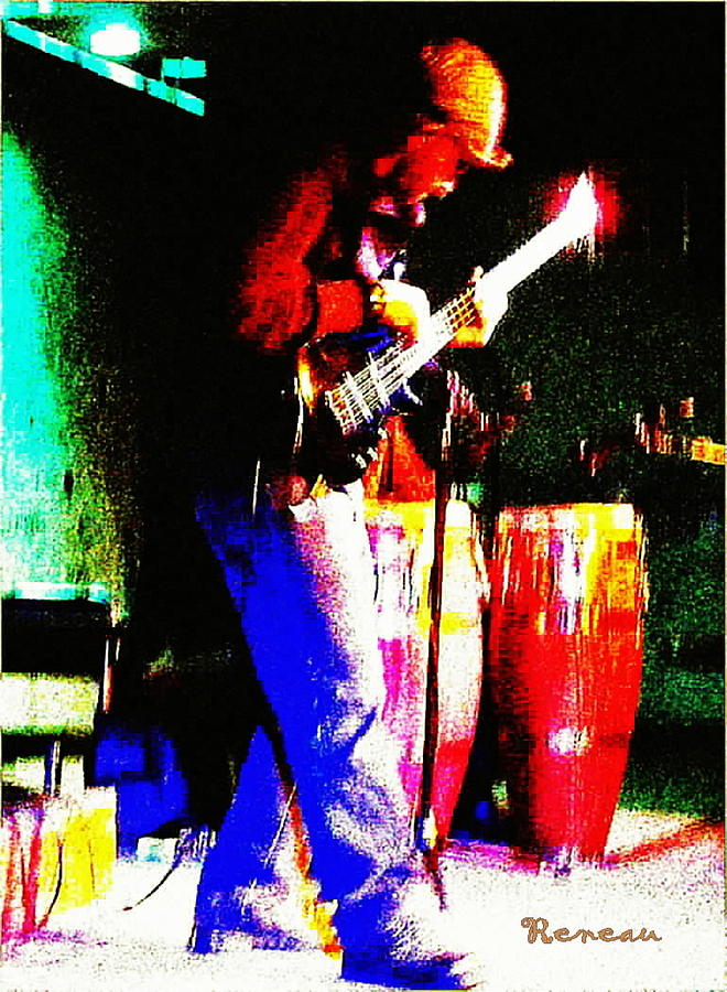  Bassist Profile Photograph by A L Sadie Reneau