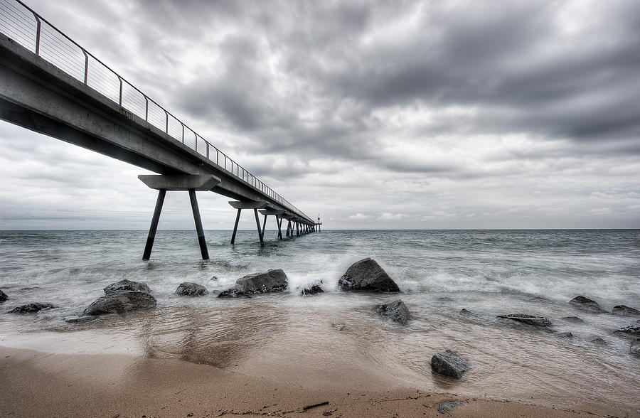  Beach With Stormy Weather Photograph by Xavier Gallego Morell