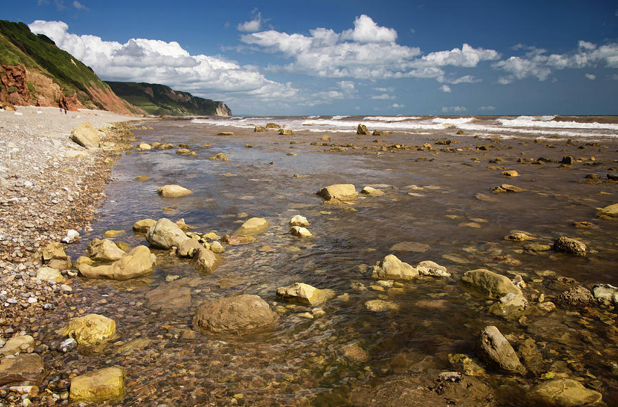  Between Weston Mouth and Branscombe Photograph by Pete Hemington