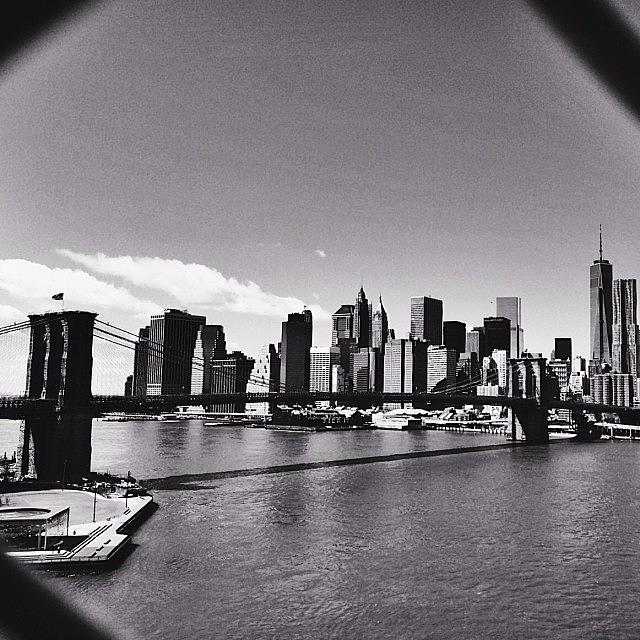 Newyork Photograph - ⬜️⬛️ #blackandwhite #newyork by Kerri Green