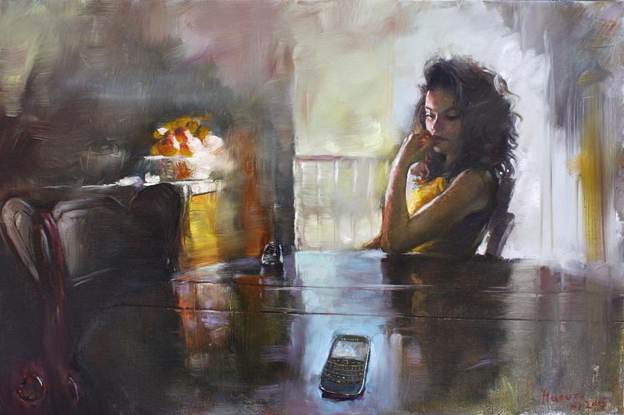Blackberry Painting -  Blackberry by Ylli Haruni