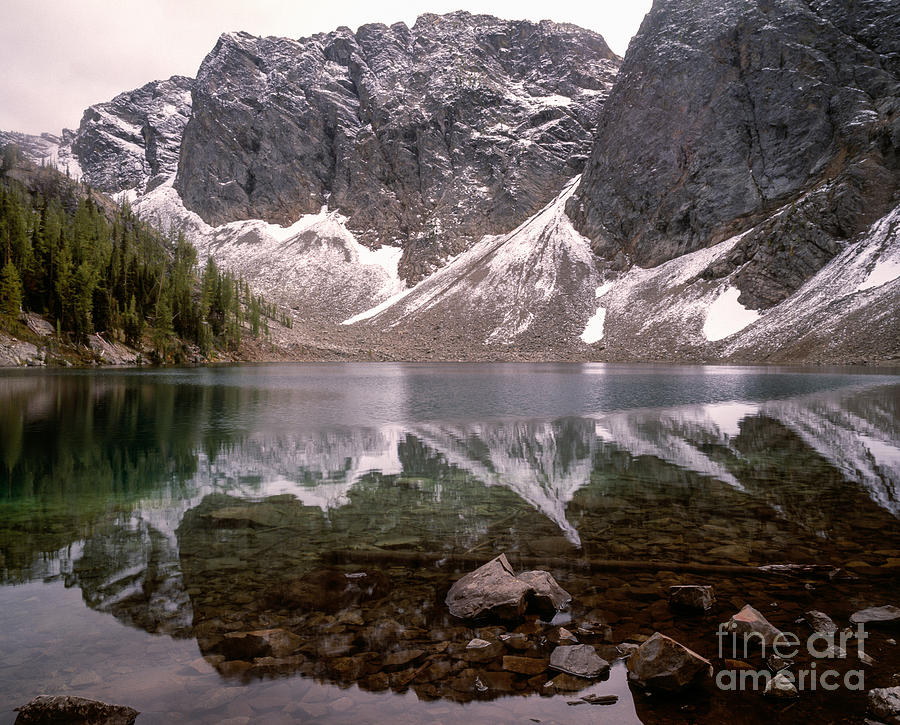 Landscape Photograph -  Blue Lake Reflection  by Tracy Knauer
