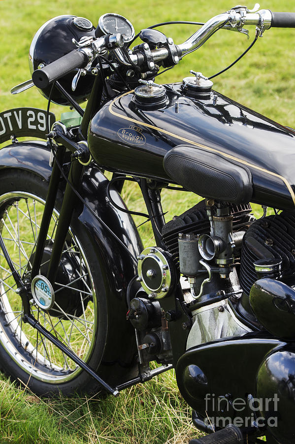  Brough Superior SS80 motorcycle Photograph by Tim Gainey