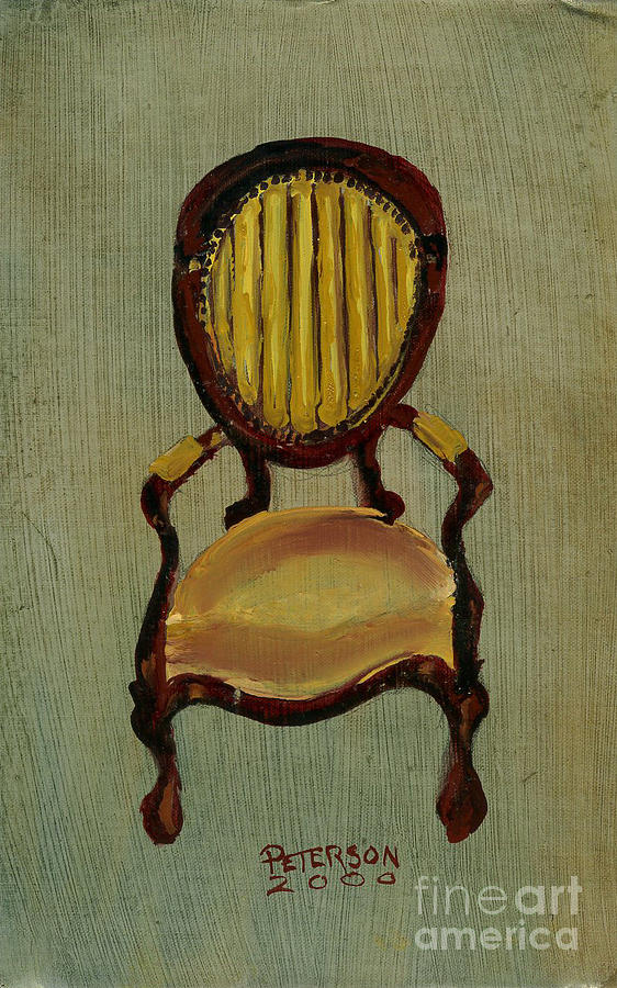 Upholstered Painting -  Chair 2000 by Cathy Peterson