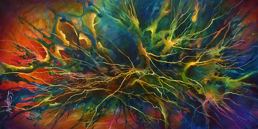  chaos Painting by Michael Lang