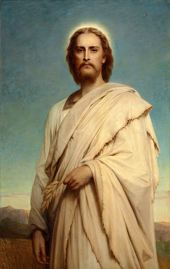  Christ of the Cornfield Painting by Frank Dicksee