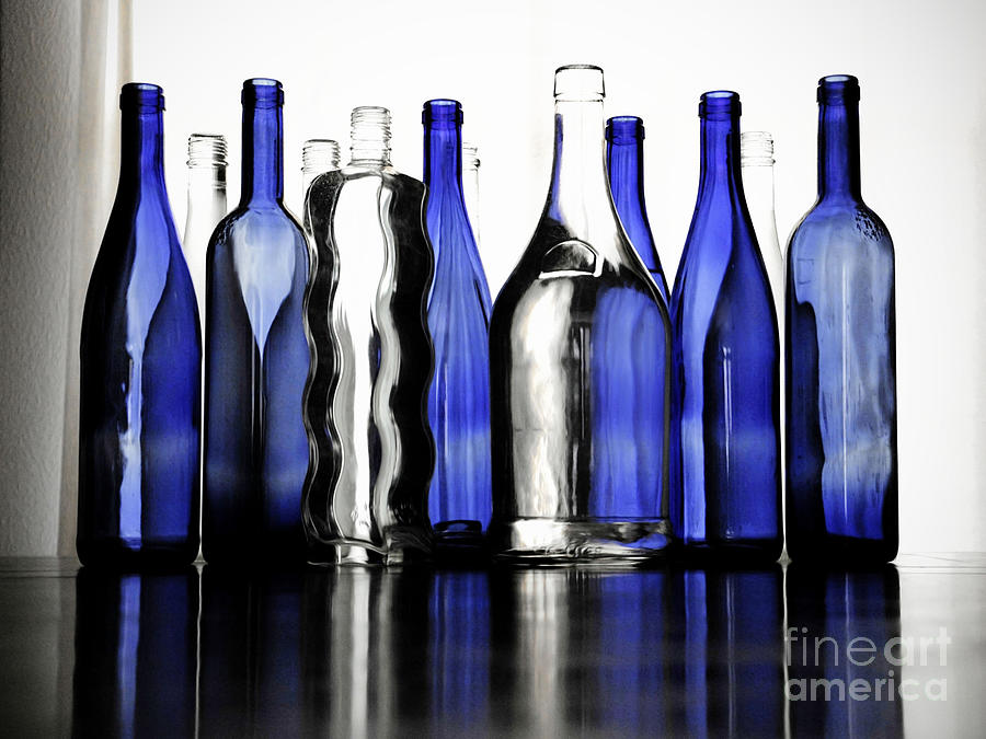  Cobalt Bottles Photograph by Savannah Gibbs