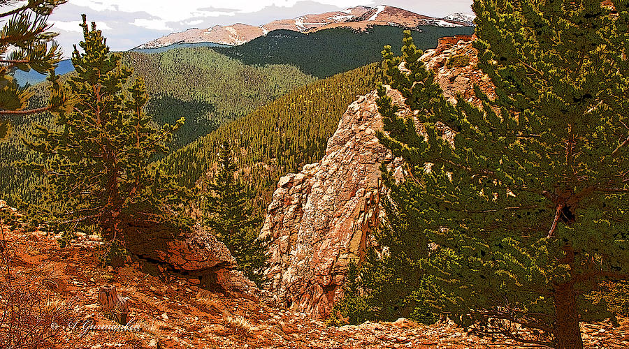  Colorado Rockies Vista Photograph by A Macarthur Gurmankin
