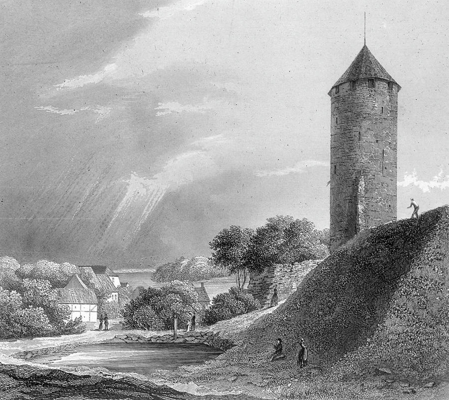 Copenhagen Valdemar's Tower Drawing by Mary Evans Picture Library