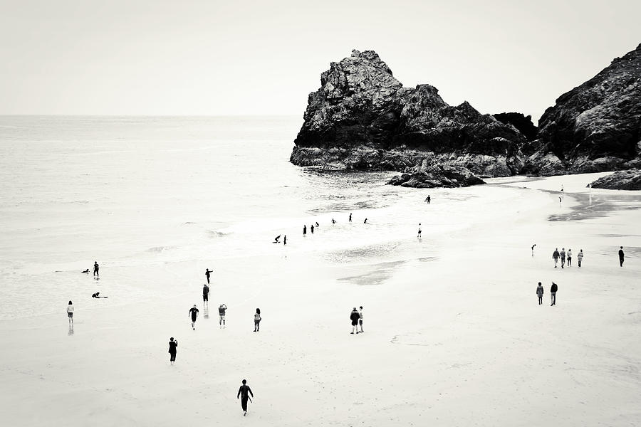  Cornwall beach life Photograph by Dorit Fuhg