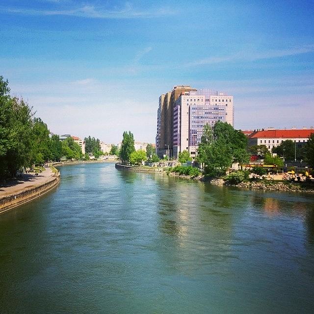 Nature Photograph - | Danube Canal, Vienna | by Moritz Muenkner