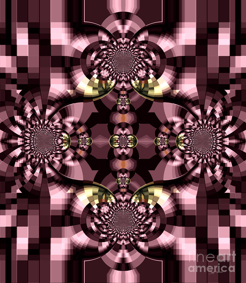 Flower Digital Art - Dark Purple Flowers Abstract Duvet Cover by Heinz G Mielke Flower Digital Art - Dark Purple Flowers Abstract Duvet Cover by Heinz G Mielke
