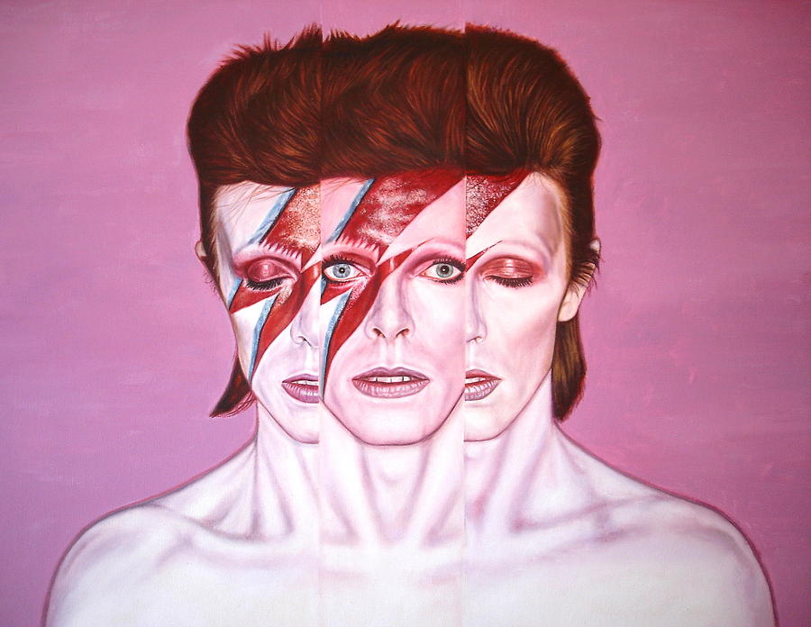 David Bowie in III Painting by Mark Baker - Fine Art America