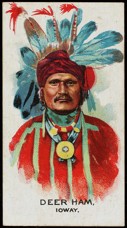 Deer Ham Chief Of The Iowa (or Drawing by Mary Evans Picture Library