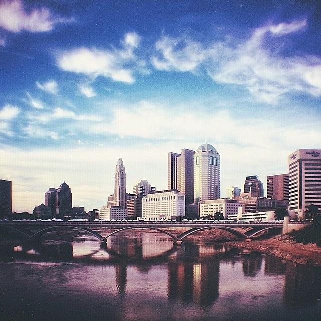 Columbus Photograph - • Downtown by Jayna Wallace